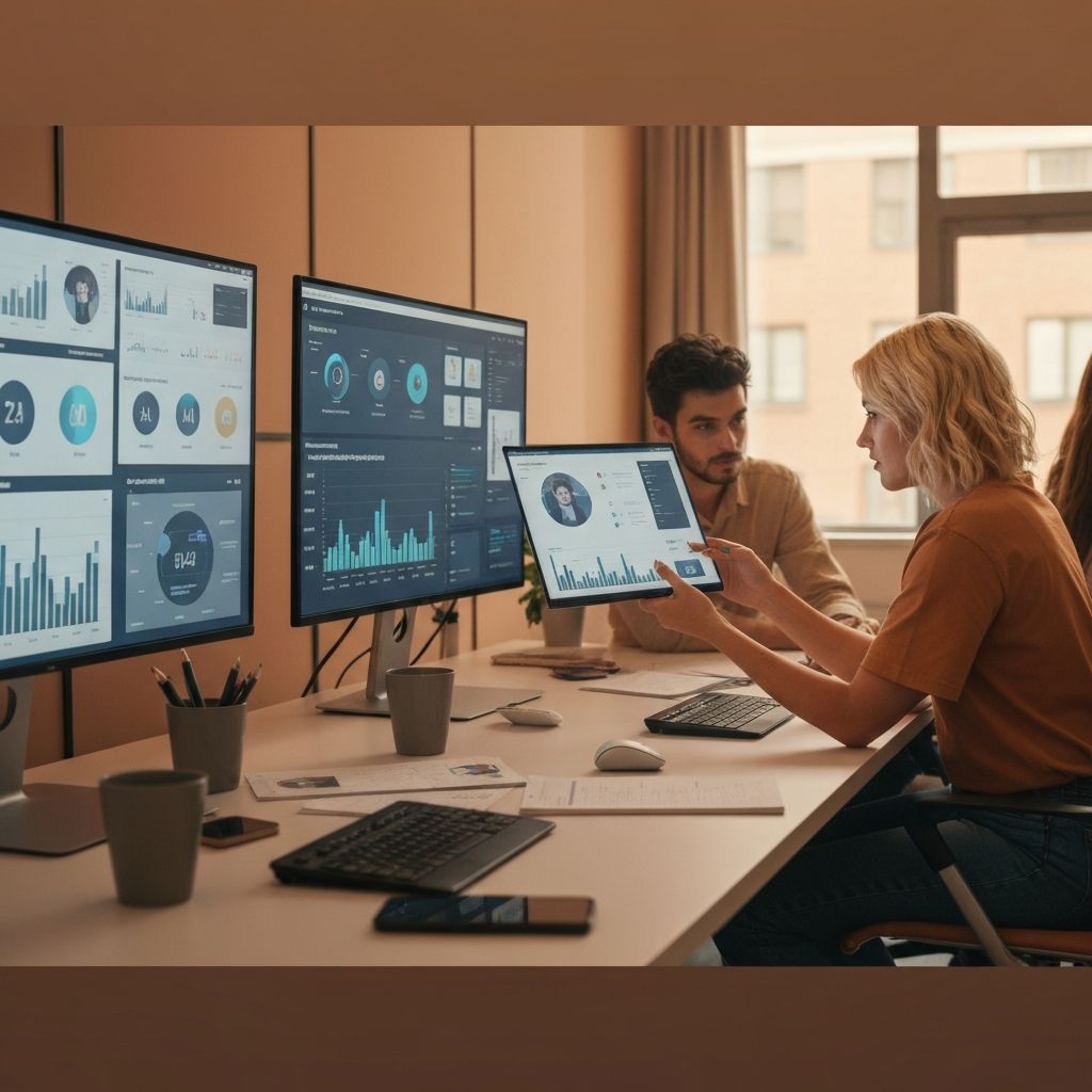 Umjetna inteligencija u marketingu, prikaz AI sustava koji analizira marketinške kampanje i pomaže u personalizaciji sadržaja